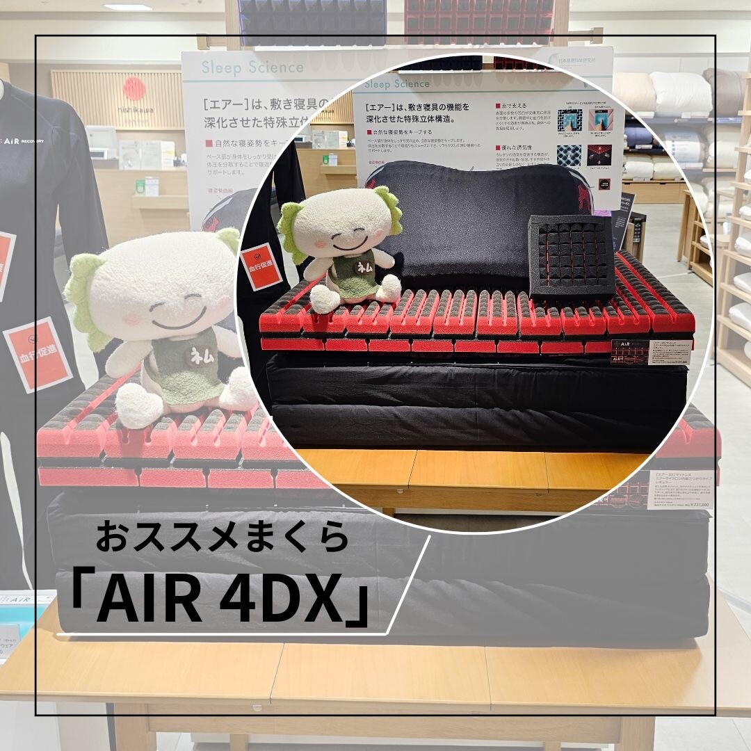 オススメまくら【AIR】エアー4DXピロー | ショップブログ | 東急百貨店
