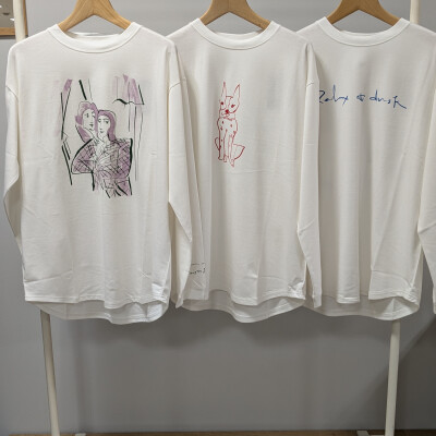 heso　ドローイングトートBAG&heso　ドローイングロングTシャツ
