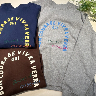 【New Arrival】アーチロゴプリントラグランスウェット