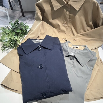 【オススメ春アウター①】ミドル丈ステンカラーコート