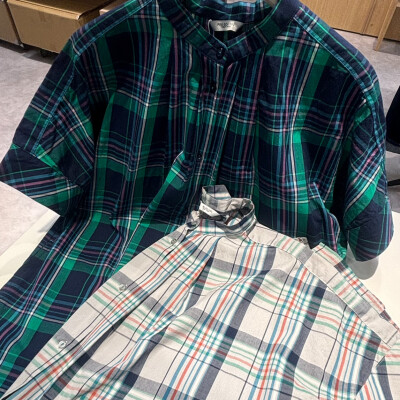 【New Arrival】マドラスチェックドルマンワンピース