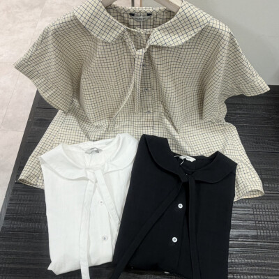 【New Arrival】タイカラーセーラーブラウス