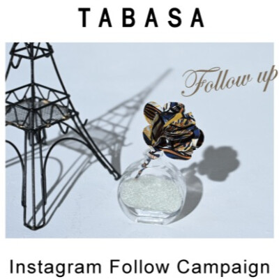 《TABASA 》インスタグラムフォローキャンペーン&新作のご紹介🍀🍀🍀