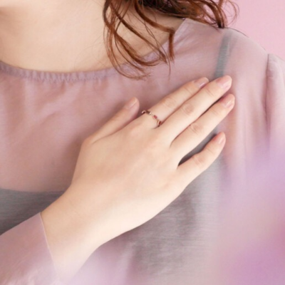 10月誕生石　- pink tourmaline -