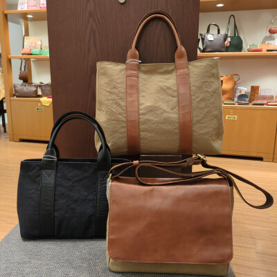 ✨10号帆布 ✖ 馬革の飽きのこない質感を感じられるバッグ👜✨