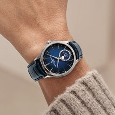 BAUME＆MERCIER【 クリフトン ボーマティック・ムーンフェイズ・デイト】