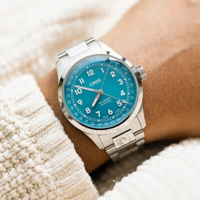 〈オリス〉ビッグクラウンポインターデイト