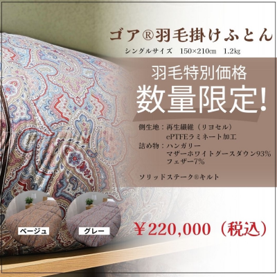 数量限定❗️羽毛ふとん