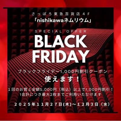 ブラックフライデークーポン使えます❗️