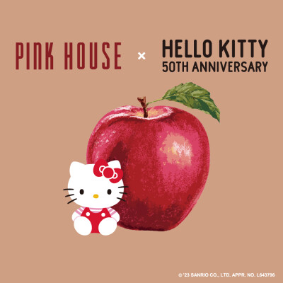 【メルローズ50周年限定アイテム】 PINK HOUSE×HELLO KITTY コラボレーションアイテム発売♥RELEASE 11/3(fri.)