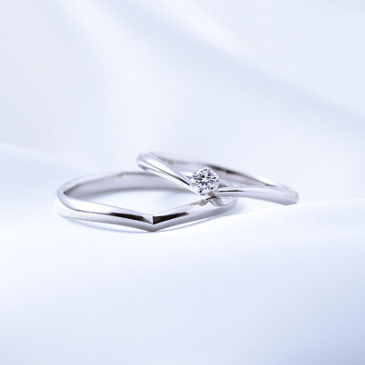 K10ホワイトゴールド💍マリッジリング