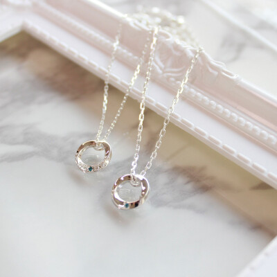 ブルーダイヤモンド💎ペアネックレス